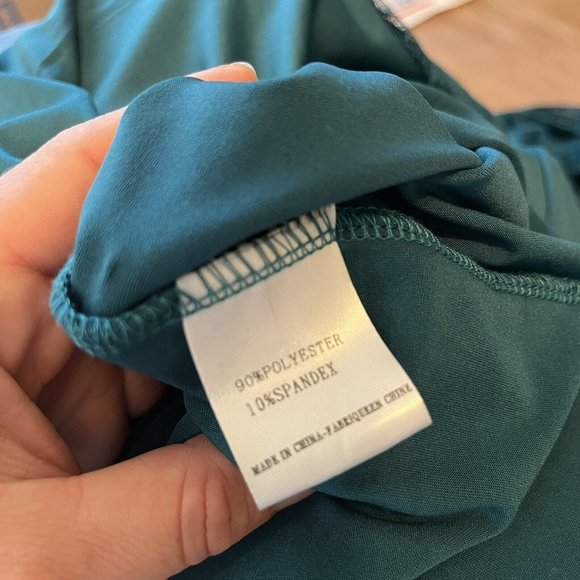 Shelby palmer Midi Dress Womens 6 Flutter bell Sleeve Pop Colorful Tropical - Picture 11 of 11